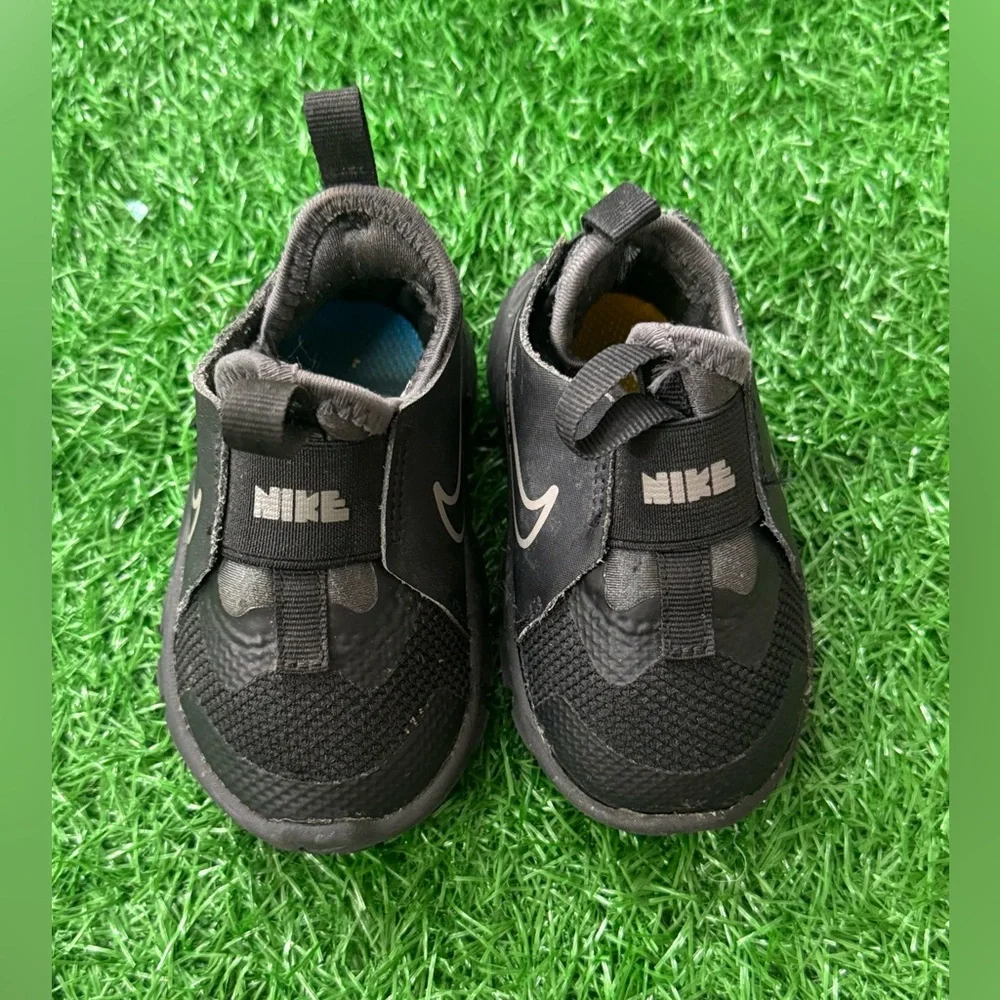 Nike Toddler Flex Runner 2 Black/Flat Pewter-Anthracite (DJ6039 001) Size 4C‎